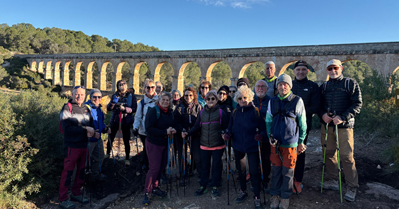 Vint persones participen a la sortida al Pont del Diable