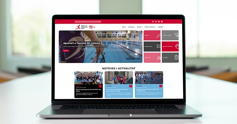 El Patronat d'Esports estrenem nova pàgina web